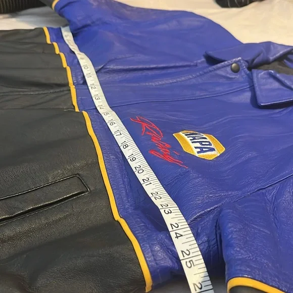 SOLD - NAPA Genuine Leather Racing Jacket - Picture 15 of 16